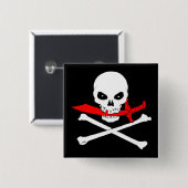 Jolly Roger (cutlass) Button (Voorkant /achterkant)