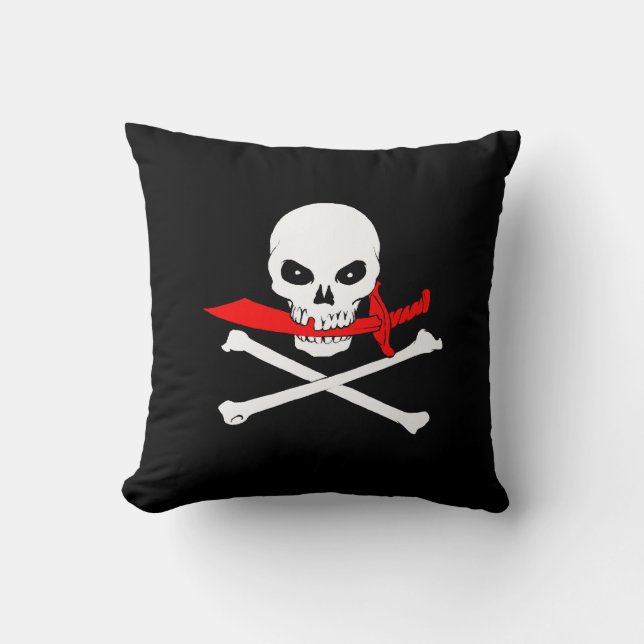 Jolly Roger (Cutlass) Sierkussen (Voorkant)
