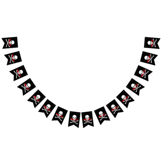 Jolly Roger (cutlass) Vlaggetjes (Alle)