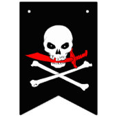 Jolly Roger (cutlass) Vlaggetjes (Tweede vlag)