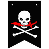 Jolly Roger (cutlass) Vlaggetjes (Eerste vlag)