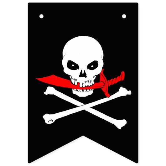 Jolly Roger (cutlass) Vlaggetjes (Derde vlag)