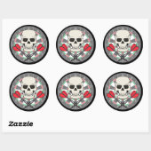 Jolly Roger Dartboard Sticker (Vel)