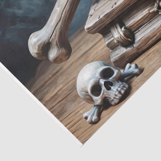 Jolly Roger - Decoupage - Tissuepapier (Detail)