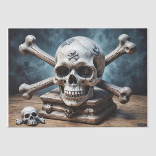 Jolly Roger - Decoupage - Tissuepapier (Voorkant)