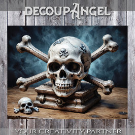 Jolly Roger - Decoupage - Tissuepapier
