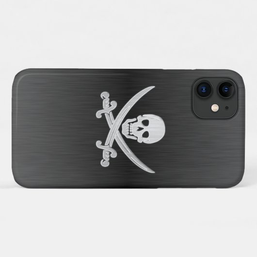 Jolly Roger Deluxe Case-Mate iPhone Case (Achterkant (horizontaal))