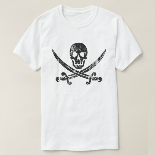 Jolly Roger Distress T-shirt (Design voorkant)