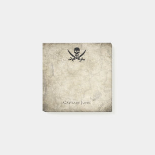 Jolly Roger en Name on  Map Post-it® Notes