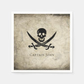 Jolly Roger en Name on Map Servet (Voorkant)