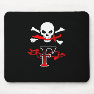 Jolly Roger F Monogram Initiaal Muismat