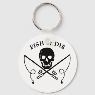 Jolly Roger Fisherman Pirate Sleutelhanger