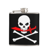 Jolly Roger Flask Heupfles (Voorkant)