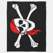 JOLLY ROGER FLEECE DEKEN (Voorkant)