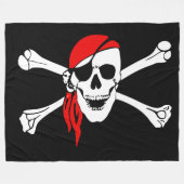 JOLLY ROGER FLEECE DEKEN (Voorkant (Horizontaal))