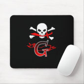 Jolly Roger G Monogram Initiaal Muismat (Met muis)