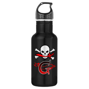 Jolly Roger G Monogram Initiaal Waterfles