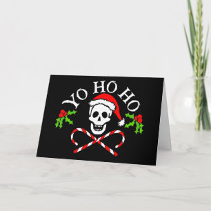 Jolly Roger Holiday Greeting Card Feestdagen Kaart