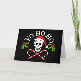Jolly Roger Holiday Greeting Card Feestdagen Kaart