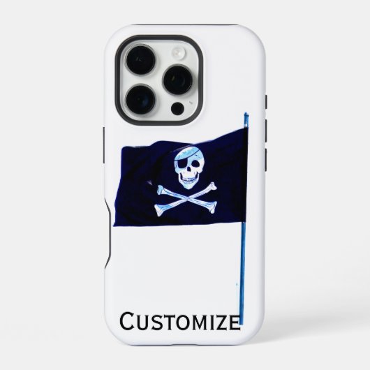 Jolly Roger iPhone Hoesje (Achterkant)