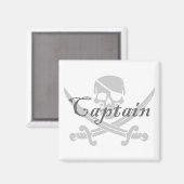 Jolly Roger Kapitein Magneet (Voorkant / Achterkant)