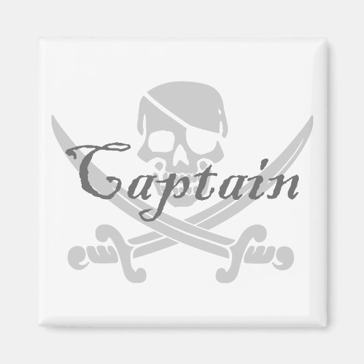 Jolly Roger Kapitein Magneet (Voorkant)