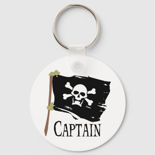 Jolly Roger Kapitein Sleutelhanger (Voorkant)