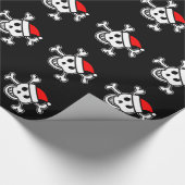 Jolly Roger kerstinpakpapier | Sinterklaas Cadeaupapier (Hoek)