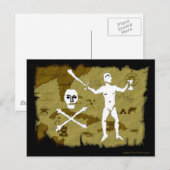 Jolly Roger Map # 5 Briefkaart (Voorkant / Achterkant)