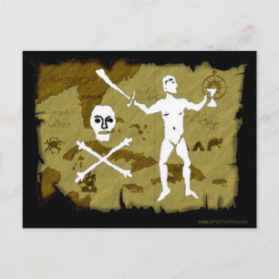 Jolly Roger Map # 5 Briefkaart