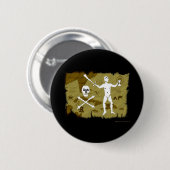 Jolly Roger Map # 5 Ronde Button 5,7 Cm (Voorkant /achterkant)