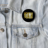 Jolly Roger Map # 5 Ronde Button 5,7 Cm (In situ)