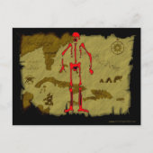 Jolly Roger Map #6 Briefkaart (Voorkant)