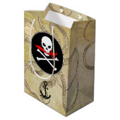 Jolly Roger Medium Cadeauzakje (Achterkant Gekanteld)