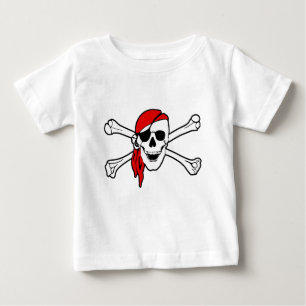 Jolly roger met rode bandana