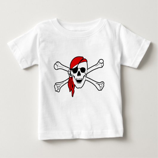 Jolly roger met rode bandana (Voorkant)