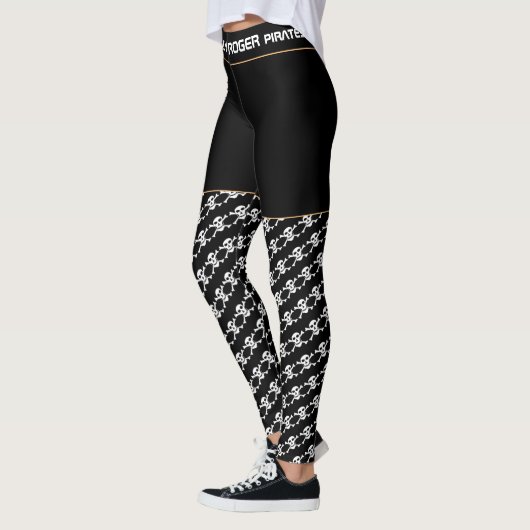Jolly Roger Mode & Skull X Botten /Pirates flag Leggings (Links)