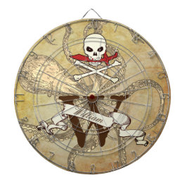 Jolly Roger Monogram Initiaal Dartboard Dartbord