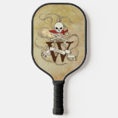 Jolly Roger Monogram Initiaal Pickleball Paddle (Achterkant)