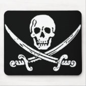 Jolly Roger Mousepad Muismat (Voorkant)