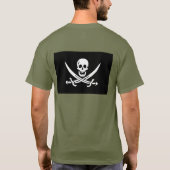 Jolly Roger of Calico Jack Rackham (BLACK) T-shirt (Achterkant)