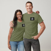 Jolly Roger of Calico Jack Rackham (BLACK) T-shirt (Unisex)