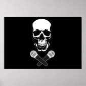 Jolly Roger over de Mic Poster (Voorkant)