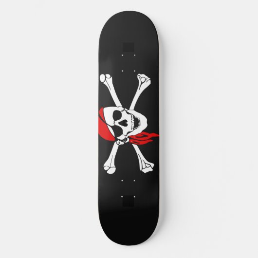 Jolly Roger Persoonlijk Skateboard (Voorkant)