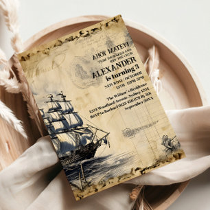 Jolly Roger Piraat Verjaardagsfeestje Kaart