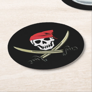 Jolly Roger Pirate Bar Paper Onderzetters