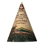 Jolly Roger Pirate Birthday Party Feesthoedjes (Voorkant)