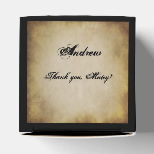 Jolly Roger Pirate Bruiloft Favor Box Bedankdoosjes (Bovenkant)