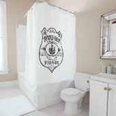 Jolly Roger Pirate Douchegordijn (In situ)