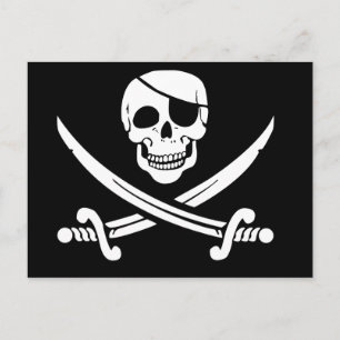 Jolly Roger, Pirate Flag Briefkaart